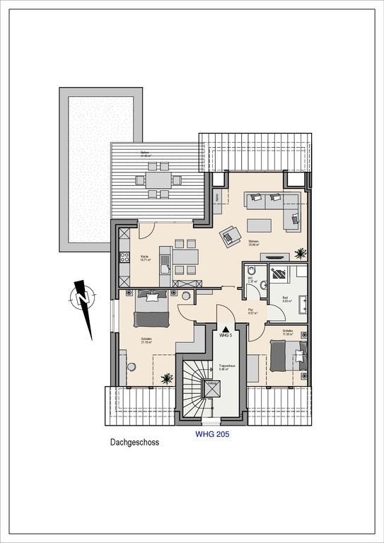 Appartements Buesum Ds10 Ruang foto